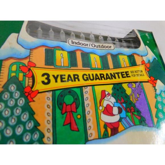 Vintage GE 100 Light String A Long Clear Bulbs Minature SET OF 2 - Picture 4 of 8